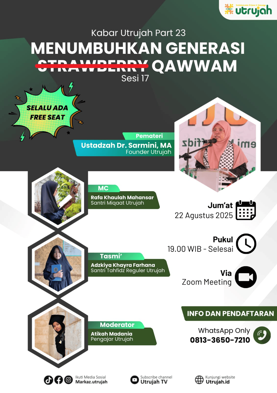 Menumbuhkan Generasi Qawwam Bersama Utrujah – KaBar Utrujah Part 23