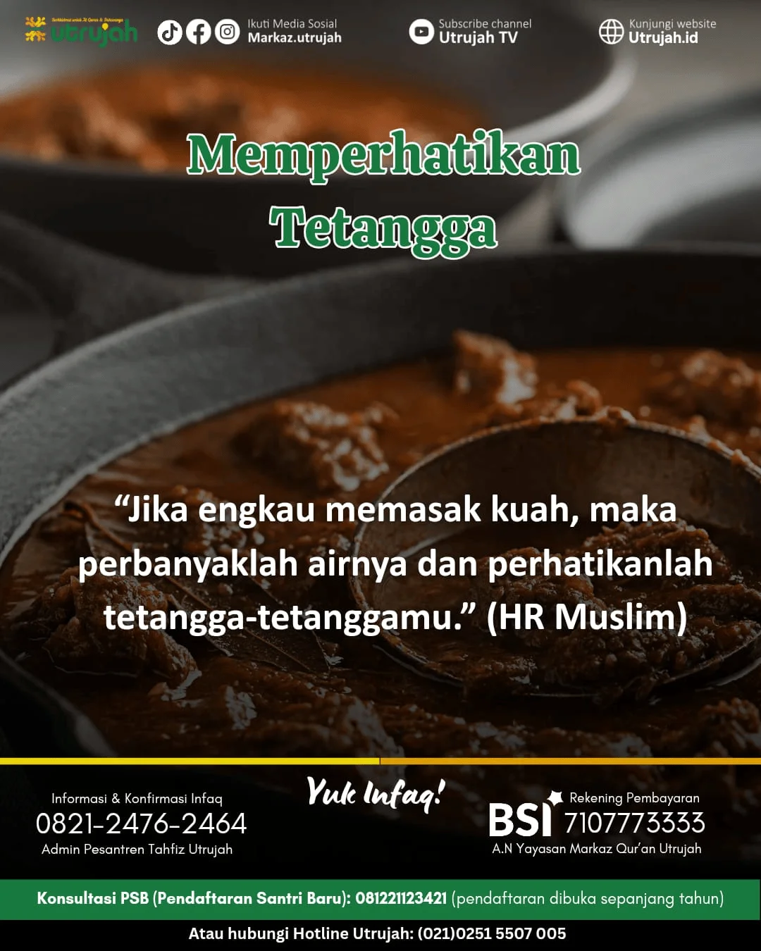Memperhatikan Tetangga: Pesan Mulia dari Hadits Nabi