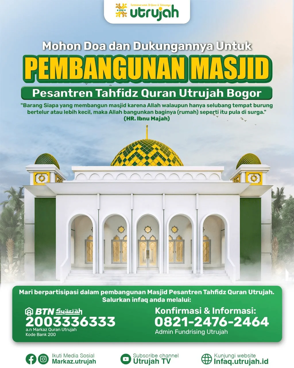 Membangun Rumah Allah- Menjemput Pahala Abadi