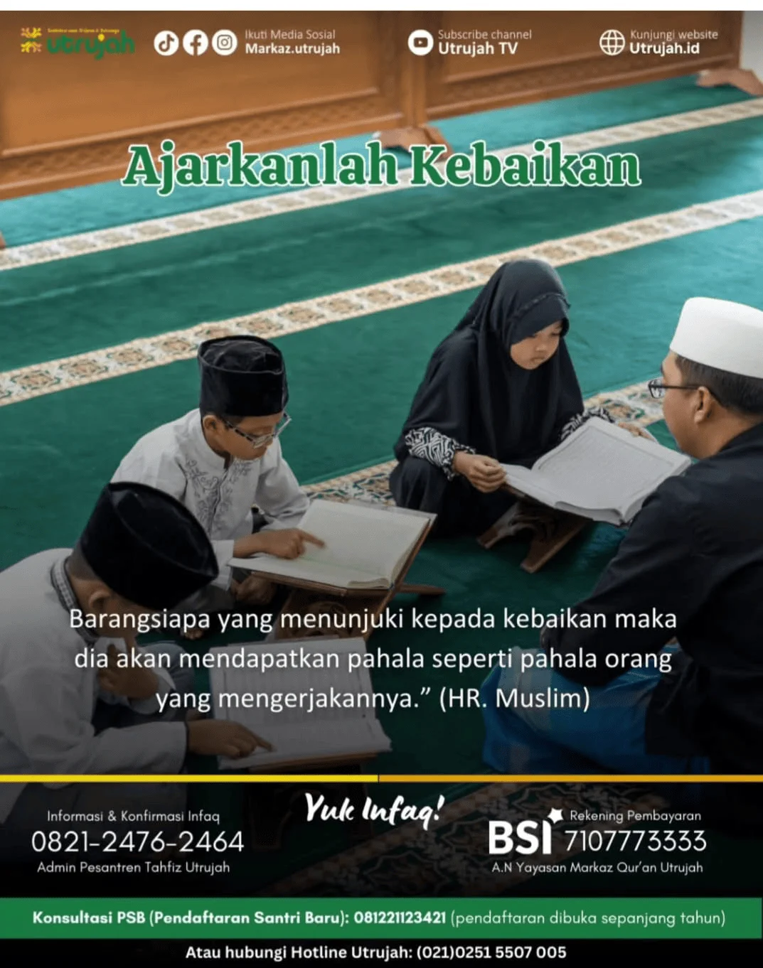 Menanamkan Nilai Kebaikan – Investasi Generasi Emas