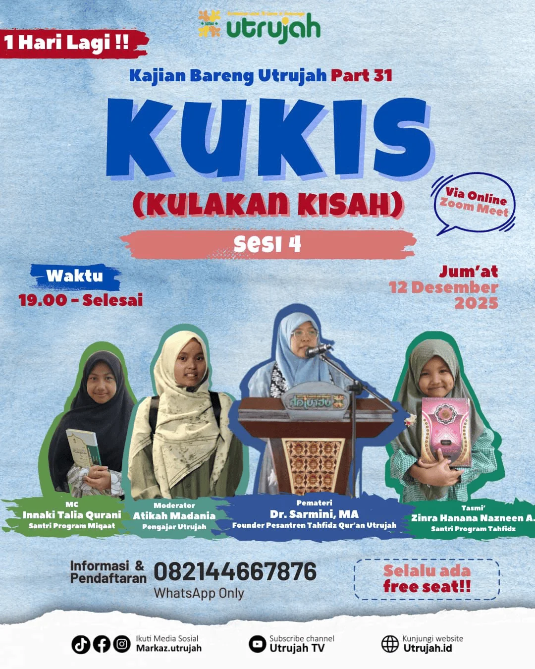 KuKis Utrujah – Kajian Bareng Utrujah